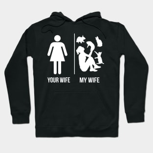 Your Wife - My Wife Cat Lover T-Shirt Hoodie